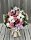 Букет цветов из: Альстромерии, Гвоздики, Розы и Хризантемы в Каширском