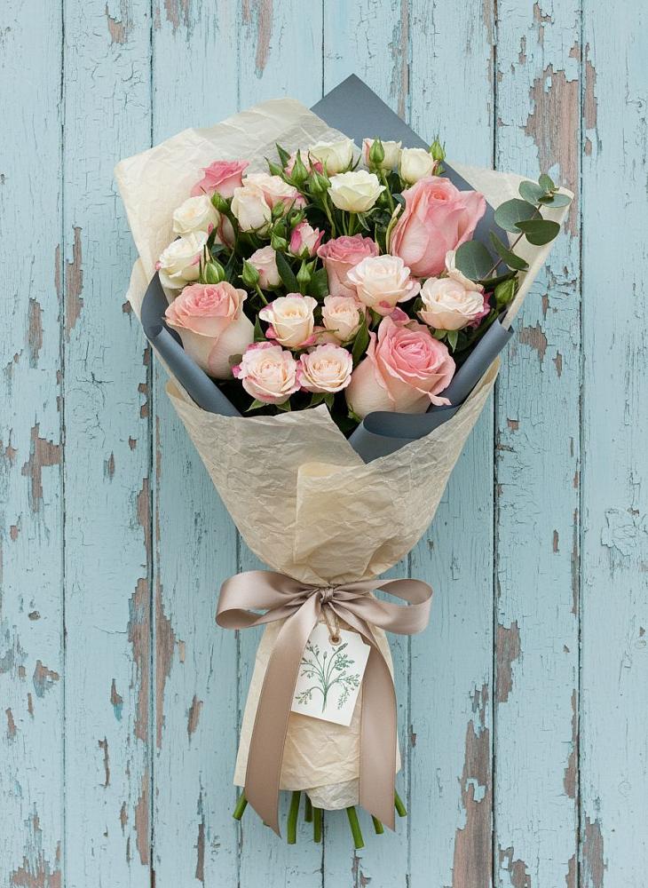 Букет цветов из: Розы в Каширском