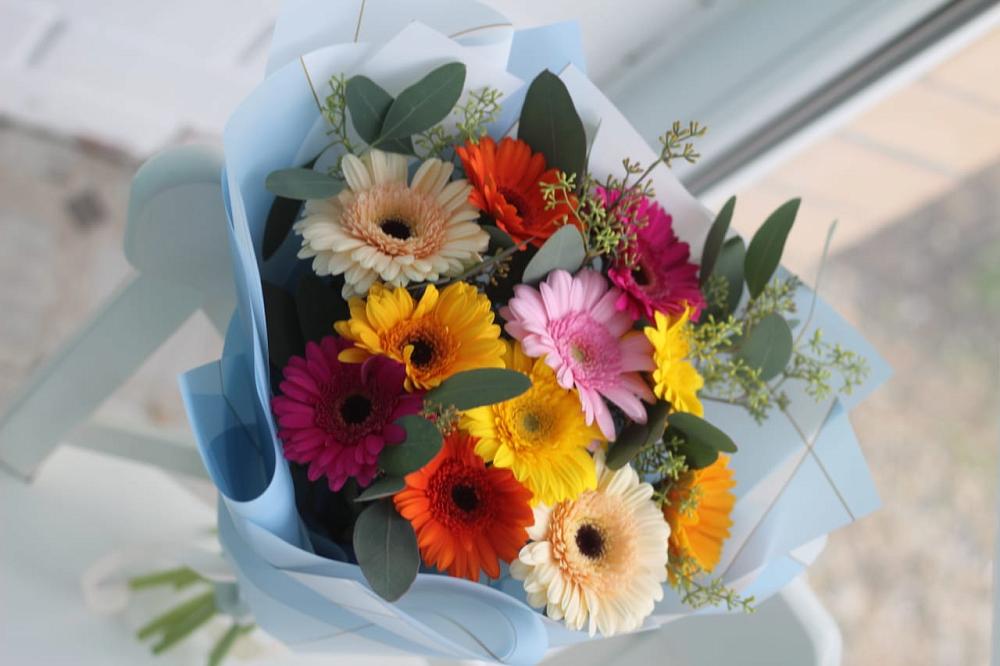 Букет цветов из: Герберы в Каширском