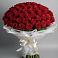 Букет 101 Красная роза Блэк Мэджик в Каширском