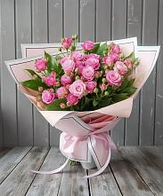 Букет Розовый кустик #REPLACE_PRED# Каширском
