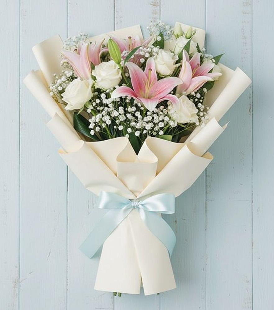 Букет цветов из: Лилии в Каширском