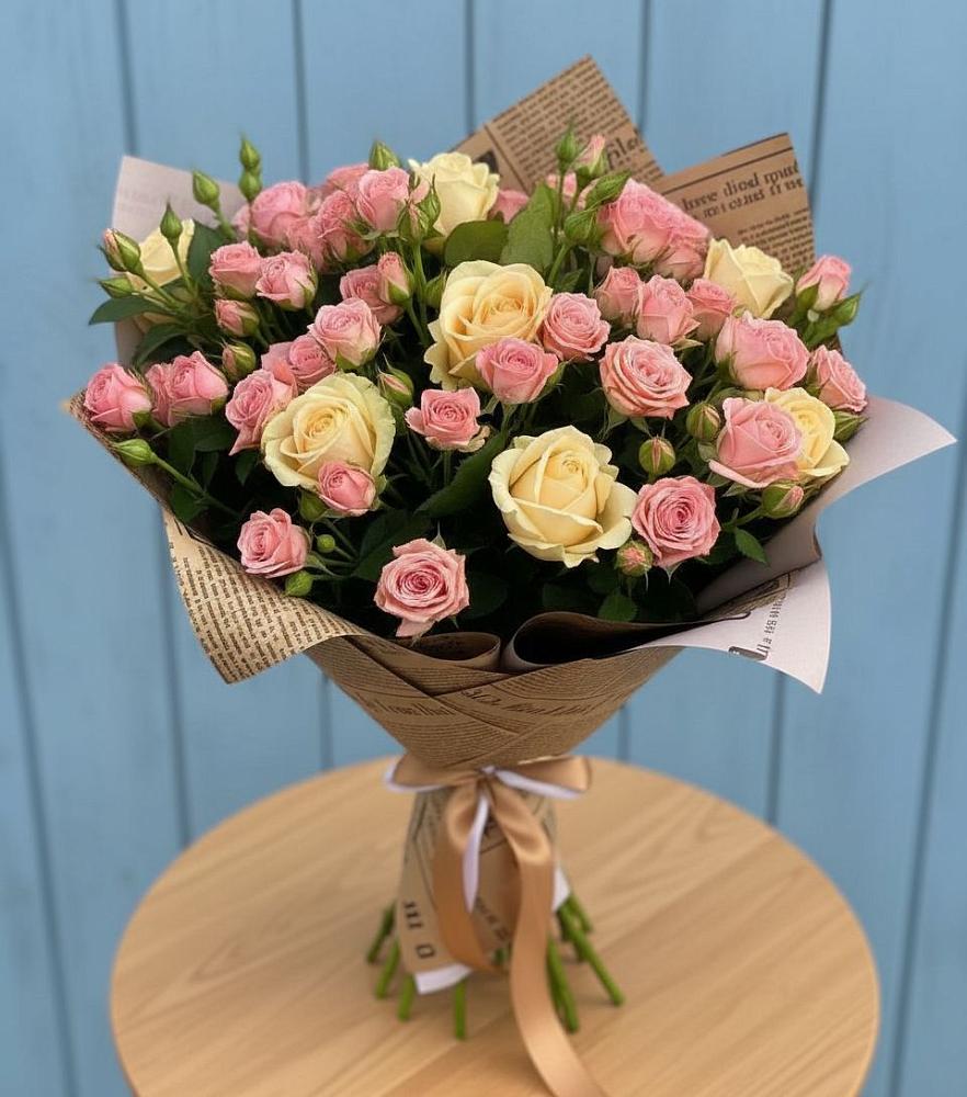 Букет цветов из: Розы в Каширском