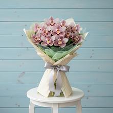Букет цветов из:  Орхидеи и Розы в Каширском