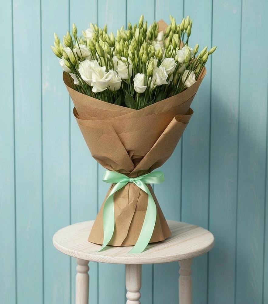 Букет цветов из: Лизиантусы в Каширском