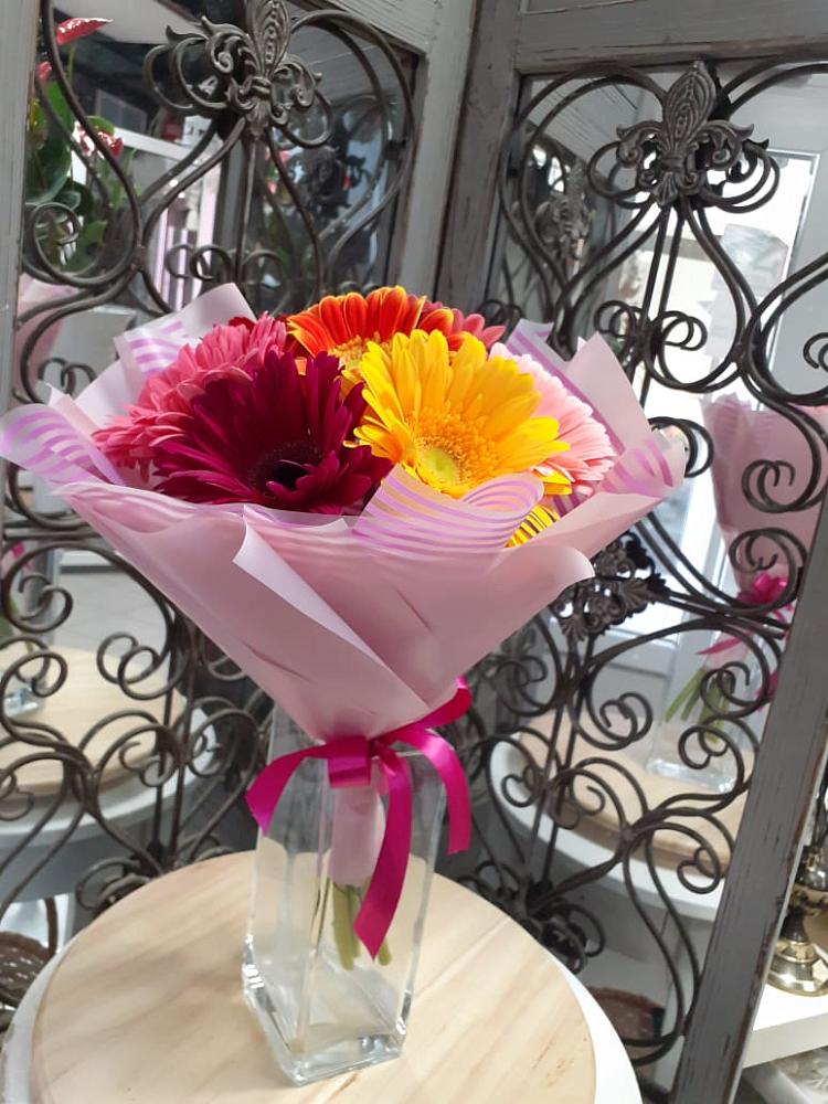 Букет цветов из: Герберы в Каширском