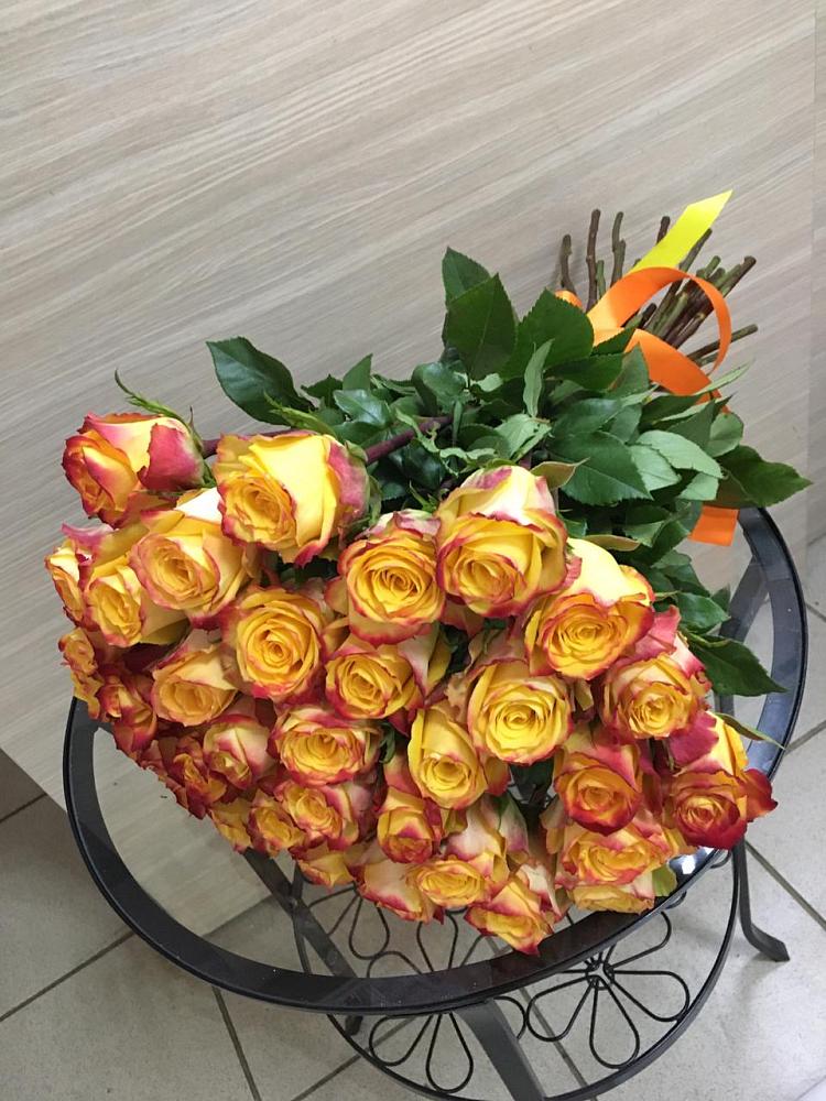 Букет Желтые розы в Каширском