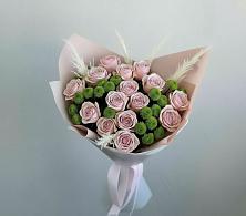 Букет цветов из:  Розы и Хризантемы в Каширском