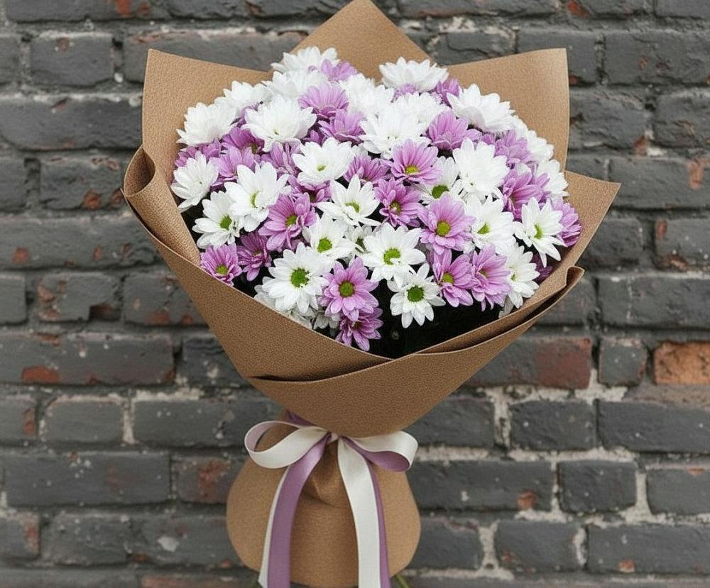Букет цветов из: Хризантемы в Каширском