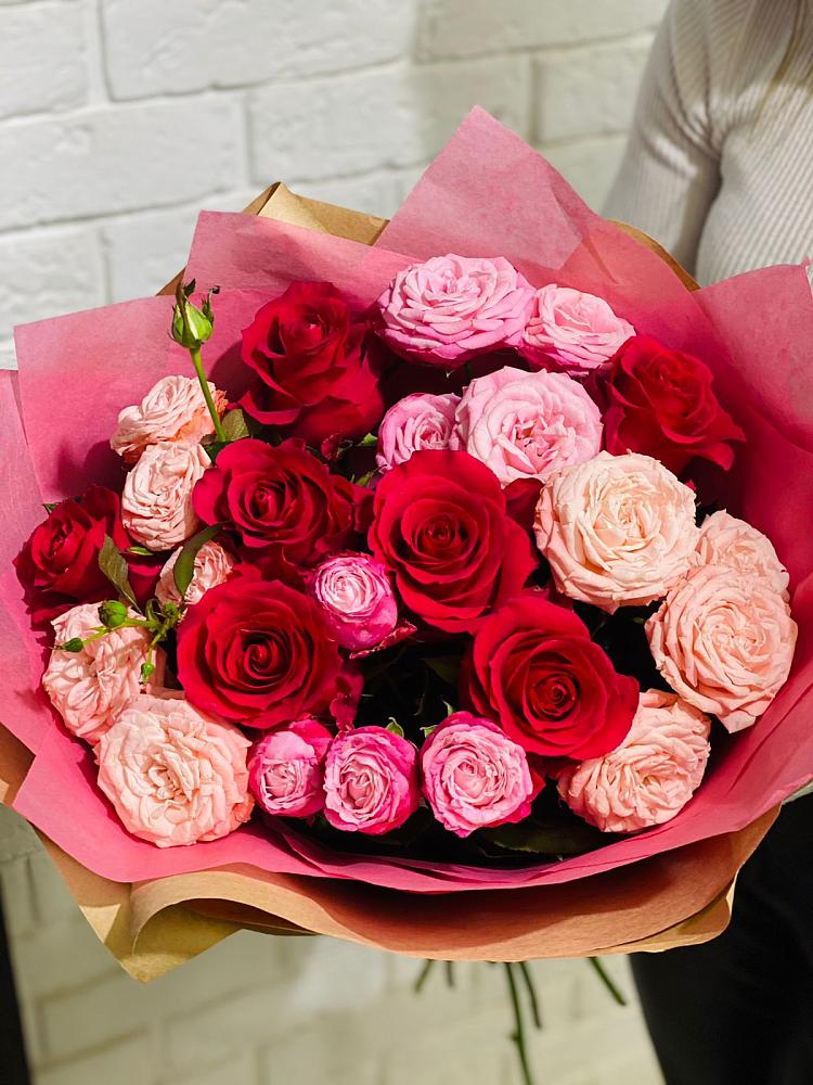 Букет цветов из: Розы в Каширском