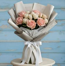 Букет цветов из:  Розы в Каширском