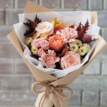 Букет цветов из:  Гвоздики, Хризантемы и Розы #REPLACE_PRED# Каширском