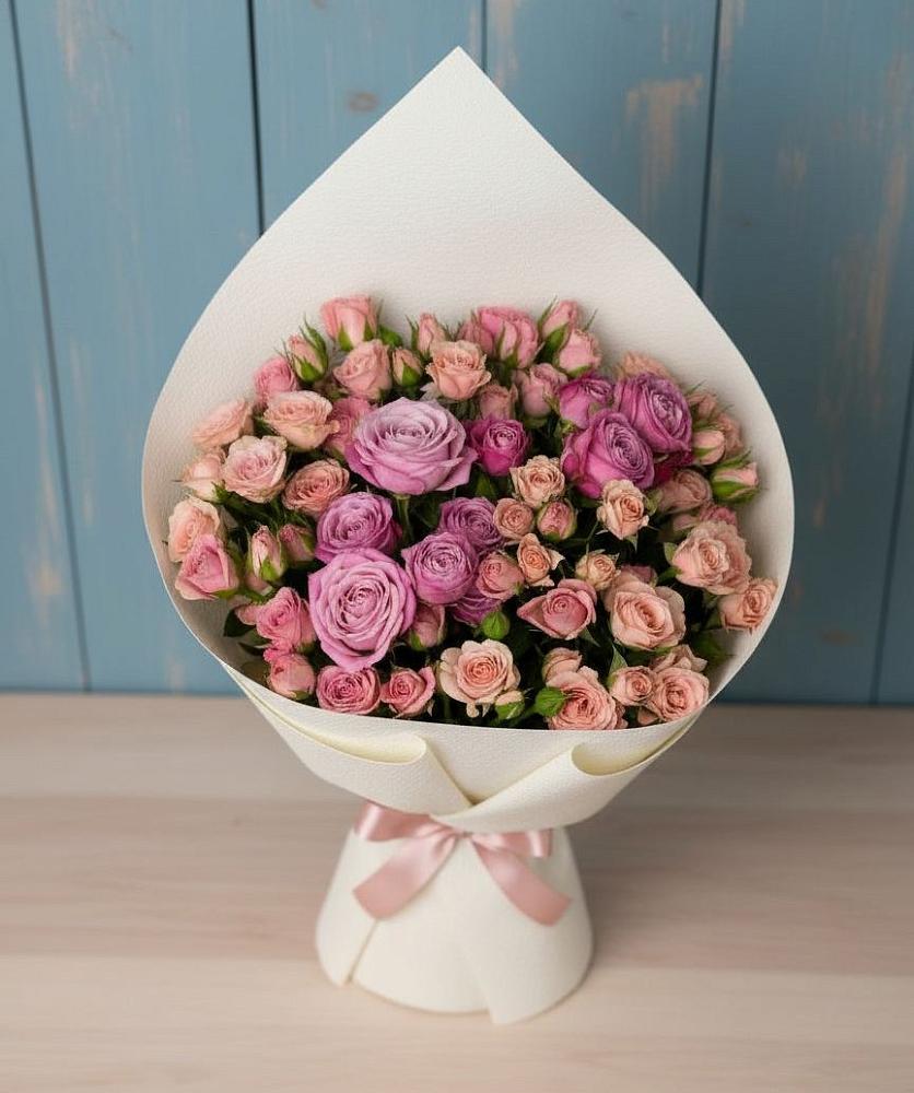 Букет цветов из: Розы в Каширском