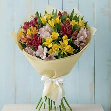 Букет цветов из:  Альстромерии в Каширском