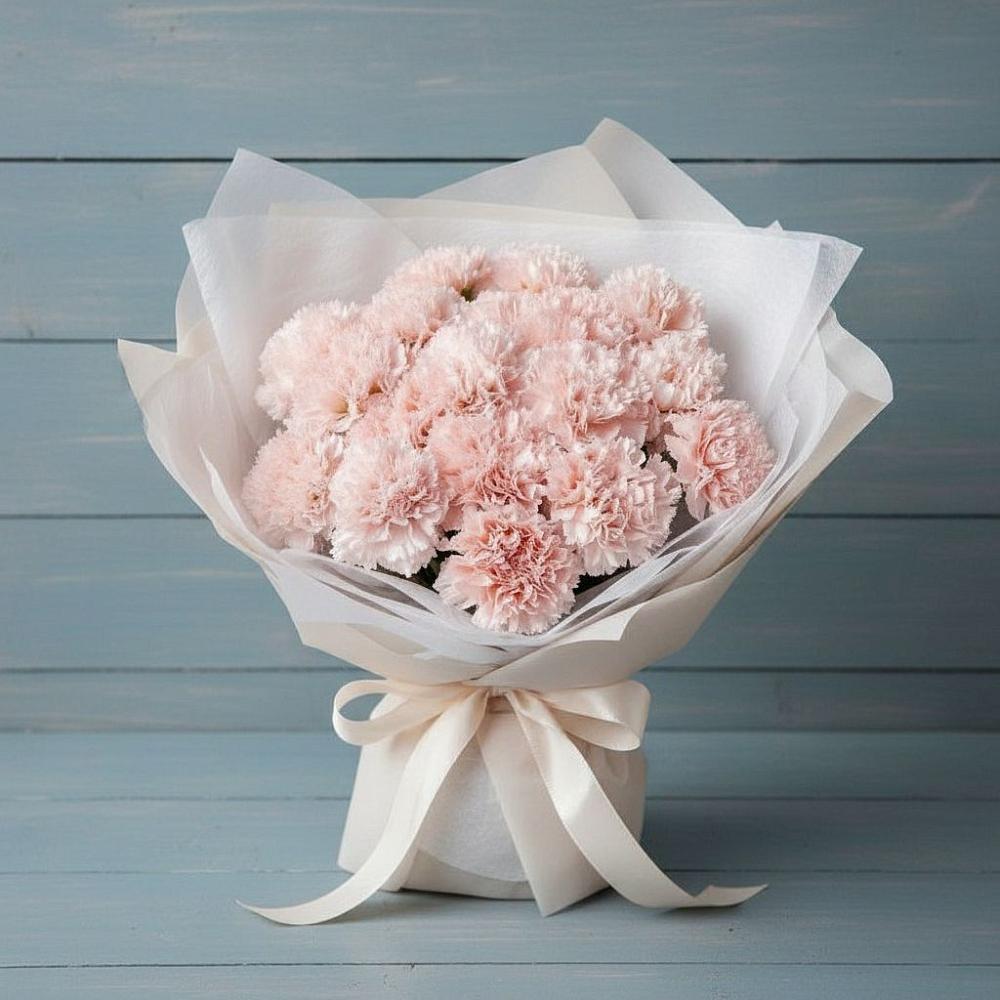 Букет цветов из: Гвоздики в Каширском