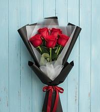 Букет цветов из:  Розы в Каширском