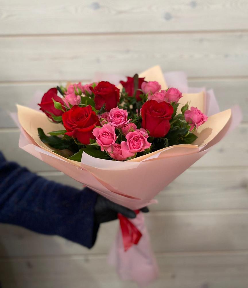 Букет цветов из: Розы в Каширском
