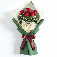 Букет цветов из:  Розы в Каширском