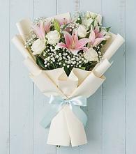 Букет цветов из:  Лилии в Каширском